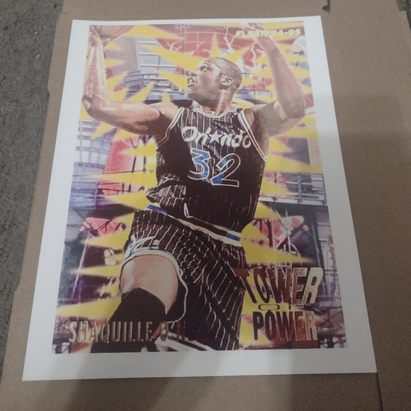 NEW!💯 SHAQUILLE O'NEAL ORLANDO MAGIC 8.5x11 VINTAGE PREMIUM ULTRA GLOSSY POSTER - Picture 7 of 12